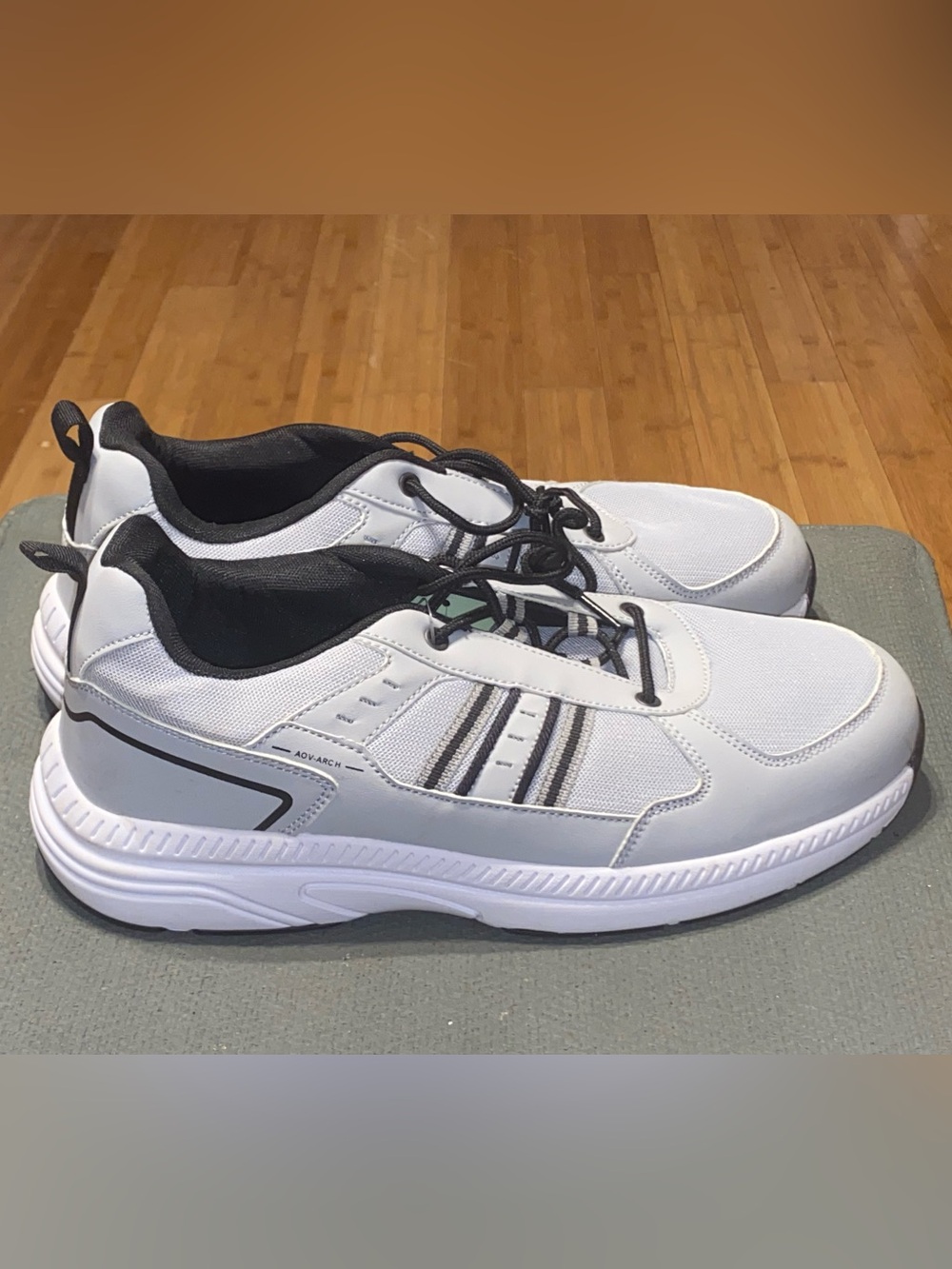 Men’s Athletic Shoes in White and Black
